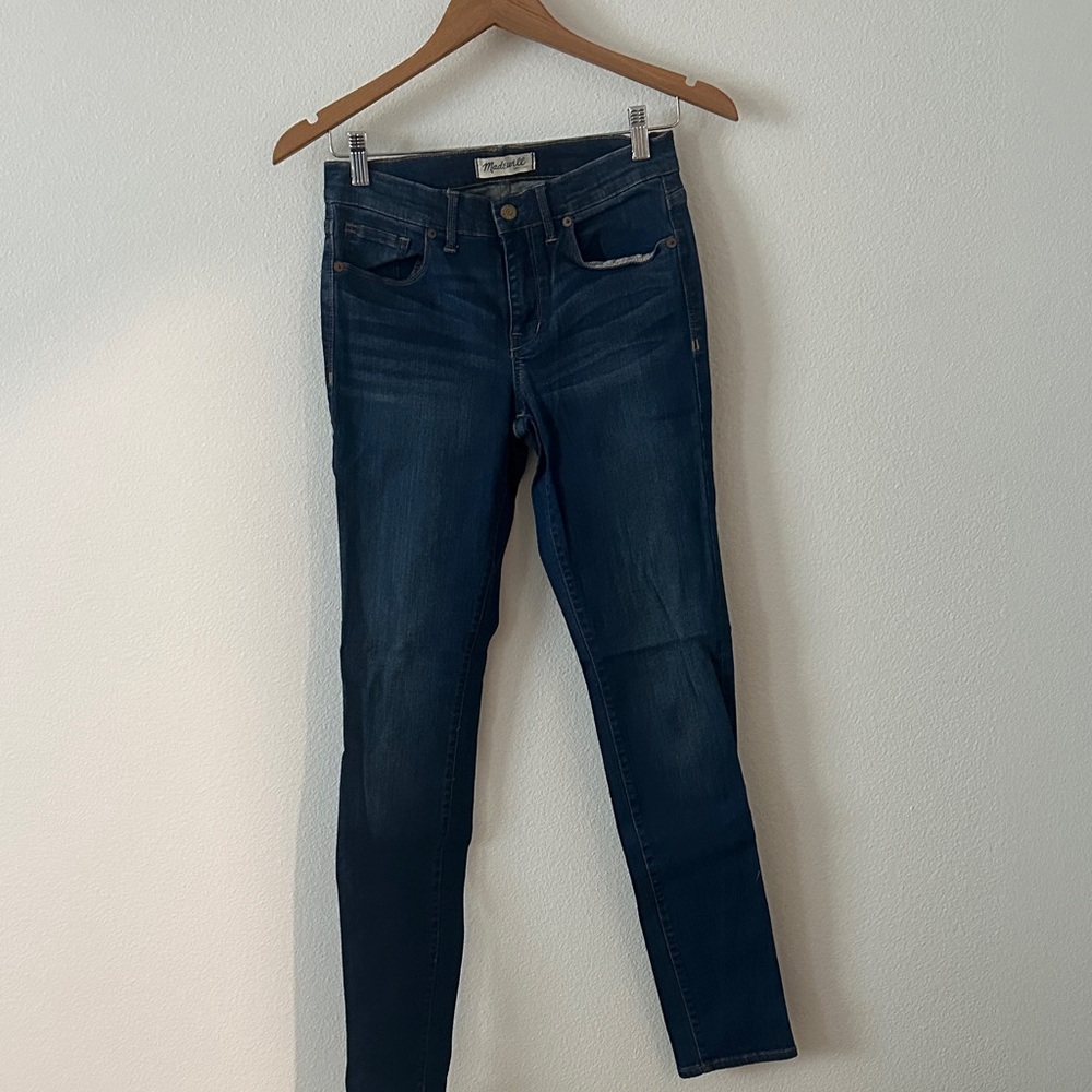 Madewell Blue Skinny Jeans